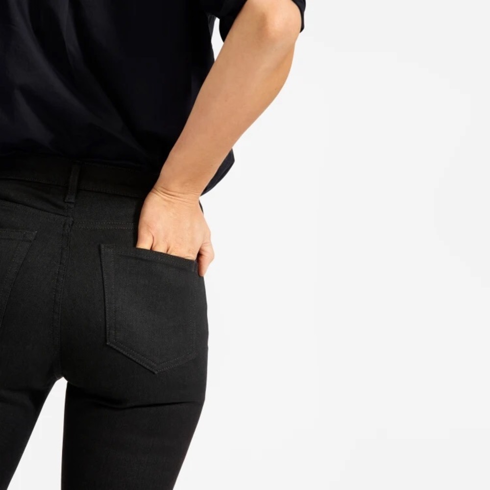 Everlane Black Mid Rise Skinny Jeans - Picture 4 of 8